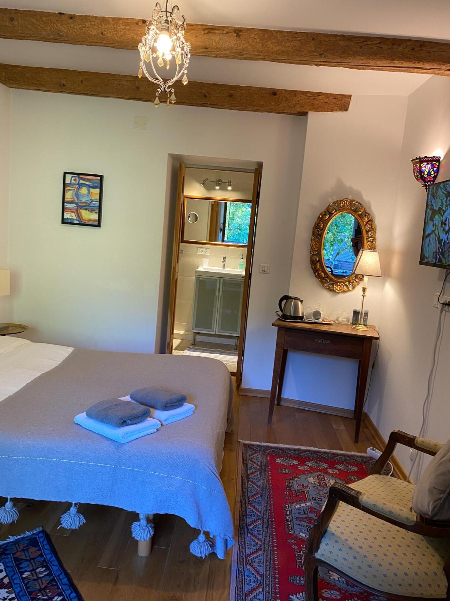 B&B De Charme La Maison Des 5 Temps Ferrette Rum bild